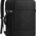 ZOMFELT Travel Backpack for Women Men, 45L Carry On Backpack Luggage 22x14x9 Airline Approved, TSA 15.6inch Laptop Backpack Personal Item Travel Bag, Water Resistant Mochila For Business Work, Black