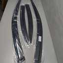 2025 2026 Tape-On Side Window Visor Deflectors for Toyota Camry LE SE XLE XSE Smoke Tinted Rain Guards