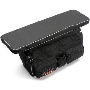 Seamax Sunlitec Inflatable Boat Bench Seat Cushion and Detachable Seat Bag Combo, with Reflective Line, Size A - 30" for 230-260 Boats