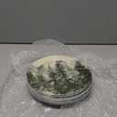 8 Pcs Christmas Melamine Salad Plates Winter Melamine Dessert Plates Assorted Designs Christmas Dishes Dinnerware Set for Xmas Birthday Party Gift Appetizer(8 Inch, Green Tree)