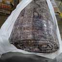 Area Rug 10x14 Washable Brown Vintage Traditional Mat Distressed Indoor Foldable Thin Retro Accent Floral Non Slip Carpet for Living Room Dining Room Office (Green and Brown)