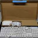 Gaming Keyboard and Mouse Combo, K1 RGB LED Backlit Keyboard with 104 Key for PC/Laptop(White)