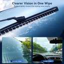 Sprayer Wiper Blades, 26''+20''(2 Pack) for Volvo XC60 2010-2017