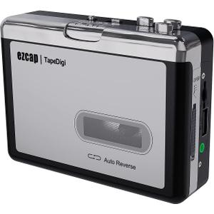 Ezcap Cassette to MP3 Converter, Digital Cassette Player Converts Tape to MP3 into USB Flash Drive, No PC Required No Bluetooth