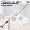 DC68-03172d-00 Suspension Rods for Samsung Top Load Washer Compatible with Samsung Washer WA50R5200AW, WA50R5400AV, WA45H7000AW, Length: 26.4in