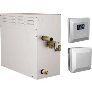 Delta Faucet SimpleSteam 15kW Steam System Kit Chrome, Includes 15kW Steam System Generator, Square Digital System Control, Square Steam Head, Lumicoat Chrome 5P-EST015-PR