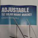 45" Length Adjustable Solar Panel Tilt Mounting Brackets