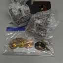 2 Inches Furniture Feet for Couch Sofa Set of 4, Replacement Furniture Legs Square Wood Legs M8 Bolt Predrilled (Espresso)