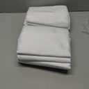 WIGENIUS 6 Pack White Table Cloth Rectangle Tablecloths 60X102 Inch,Polyester Table Cloth for 6 Foot Rectangle Tables,Wrinkle Resistant Washable Fabric Table Covers for Party,Wedding Banquet