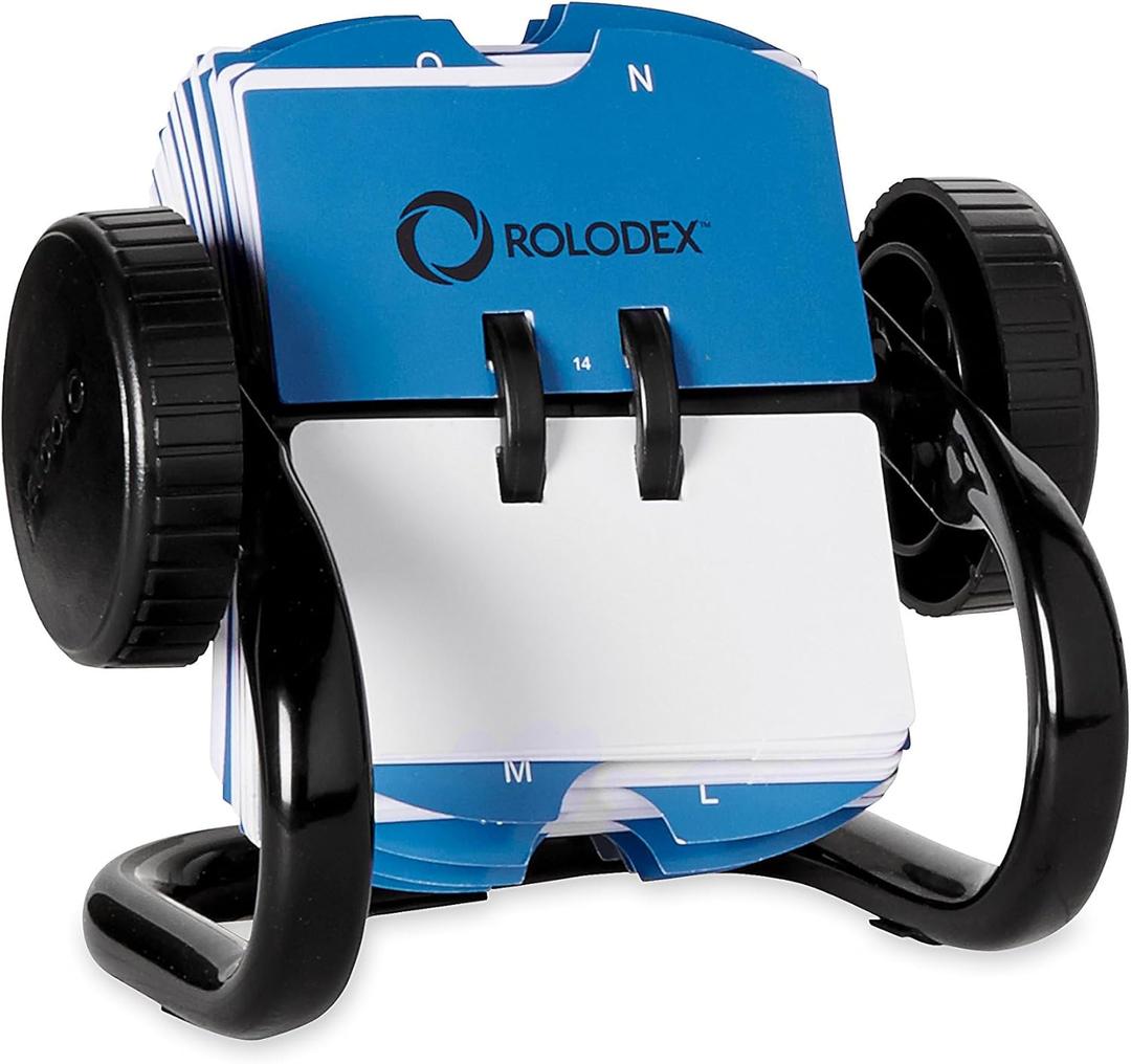 Rolodex Open Rotary Business Card File