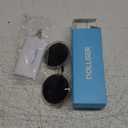 Dollger Metal Double Circle Wire Frame Oversized Round Sunglasses for Women