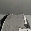 4 Pack Women's Scoop Neck Long Sleeve Tops, Loose Casual T-Shirts Fall Layer Trendy Soft Basic Tee for Ladies, L