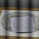 Ceramic Bathroom Sink, White Marble Boat Shape Above Counter Porcelain Vessel Sink with Black Faucet and Pop up drain Set