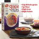 Grape-Nuts Original Cereal, Crunchy Whole Grain Wheat and Barley, Non-GMO, 20.5 oz Box (20.5 Ounce (Pack of 1))