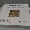 STICKGOO Peel and Stick Backsplash Tiles, Stick on Mosaic Self Adhesive Tiles, 3D Hexagon Backsplash for Kitchen Bathroom Fireplace Vanity (8PCS, Copper)