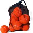 Magicorange Tennis Balls, 12 Pack Advanced Training Tennis Balls Practice Balls, Come with Mesh Bag for Easy Transport, Good for Beginner Training Ball