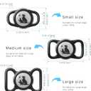 Compatible with Holder Airtag for Dog Collar with Apple Case Waterproof