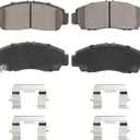 Front Ceramic Brake Pads Set for Honda Accord 2003-2011, for Acura CL 2001-2003, for RL 1999-2004, for TL 1999-2008, TSX 2004-2010, 4PCS