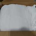 Amazon Basics Down-Alternative Pillows for Stomach and Back Sleepers, Soft Density, Machine Washable, 20 x 36 inches, White, 2-Pack, King