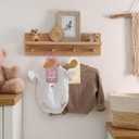 Whaline Acrylic Baby Closet Dividers Boho Hanging Acrylic Infant Clothes Hanger separators Baby Closet Organizers Thicken Baby Wardrobe Organizers for Home Nursery Supplies, 6.7 x 3 Inch, 8Pcs (Colorful 1)