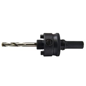 MaxTool 7/16" HEX Quick Change Arbor/Mandrel Holesaw Accessry Fits 1-3/16" Up Holesaws 5/8-18UNF Thread 1/4" x 4" Pilot Drills for Deep Cut Holesaws; BA28H1809PP
