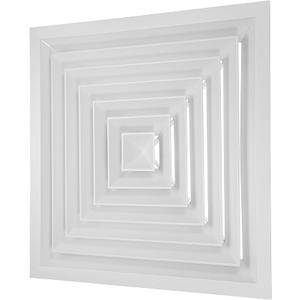 PATIKIL Square Ceiling Diffuser Aluminum Square Vent Cover 17x17 in White
HVAC Ceiling Diffuser for HVAC System Horizontal Flow Duct Industrial Home Office
