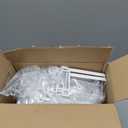 Asoibopi 8Tier Adjustable Over the Door Pantry Organizer with 2 Sets Hooks Fits Most Doors, Hanging Spice Rack for Pantry Door Organizer And Storage, White