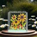 2 x ZvveIIa Flower Building Blocks for Adults, Eternal Rose Bonsai with Display Case, Home & Office Decor, Adult Relaxing DIY, Creative Architecture Model Kit