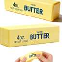 2 Pack Slow Rising Squishy Butter Stick Soft Butter Stick Squishies Toy, Slow Rising Sensory Fidget Toy for Stress Relief & Calming Desk Decor & Party Favor Gift for Adults & Kids