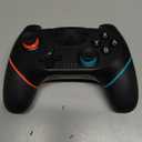 ASTARRY Switch Controller Wireless Switch Pro Controller Compatible with Switch/Switch 2/Lite/OLED Programmable Remote Gamepad Joystick with Wake-up and TurboUpgraded Version (Red And Blue)