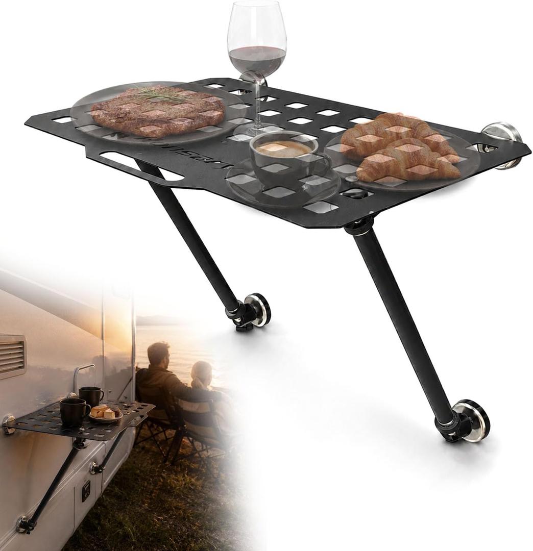 Magnetic Car Body Side Table for Rv Camping Outdoor Overland Magnetic Table, 
Product Dimensions	20"D x 2"W x 13"H
Item Weight	4.4 pounds