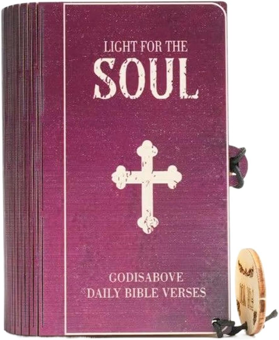 Bible Scripture Cards - 90pcs Wooden Box Prayer Set, Inspirational Verse Notes, Spiritual Faith Message Collection | Daily Encouragement Reflection Gift for Women Men Christian Motivation Devotion