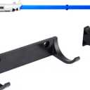 Horizontal Lightsaber Wall Mount Holder Light Saber Display Rack Hook Stand, Compatible for Any Lightsaber, Black Pack of 1