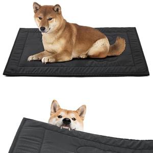 Couzssyhi Chew Proof Dog Crate Pad - Indestructible Durable Dog Bed for Aggressive Chewers, Machine Washable & Waterproof Indoor Outdoor Tough Kennel Pad for Small Dogs (X-Small (17"x23"))