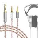 GEEKRIA Apollo 4.4mm Balanced Male to Dual 2.5mm Male Headphone Upgrade Cable Compatible with HIFIMAN HE400S, HE-400i, HE560, HE350, HE1000 V2, 4-Core 6NOCC Copper Wire (4.9FT / 1.5M)