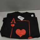 Ace of Hearts Costume Cards Deck Halloween T-Shirt. S Size