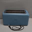 bella 4 Slice Slim Toaster, Fits-anywhere Kitchenware, 6 Setting Shade Control with Reheat & Cancel Buttons, Fits Sourdough, 10 Long Slot, Anti Jam & Auto Shutoff, 900 Watt, Surf