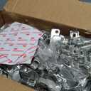 BESTEEL 100 Pack 1/2 inch Overlay Soft Close Cabinet Door Hinges for Kitchen Cabinet Hinge, 100 Degree Opening Angel, Stainless Concealed Kitchen Cabinets Hinge Self Closing with Drilling Tool &Manual