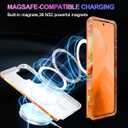 Casetego for Galaxy S26 Ultra Case,Compatible with MagSafe,[Military Grade Drop Test] Full Body Protection Slim Shockproof Rugged Marble Women Case for Samsung Galaxy S26 Ultra 5G 6.9 inch,Orange