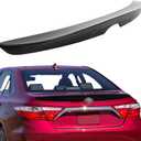 SCITOO ABS Spoiler Wing Fits for 2015-2017 for Toyota Camry 1PC Glossy Black Rear Trunk Spoiler Wing
