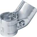 8 Sets 1-1/4"" x 1-1/4"" O.D. 45 Degree Conduit Clamp Fittings Connectors Chain Link Fence Clamp, Steel Tee 2 Way Angle Connector, Thickness 2.4 mm, Fits Pipe O.D.: 1-1/4"", Silver, GD218-T8