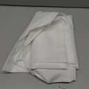 homing Rectangle Table Cloth Cover, Waterproof Polyester Elastic Fitted Tablecloth, Fits for 8 Foot Folding Tables, Washable Table Protector for Picnic, Camping, Outdoor, Easter (White, 36" x 96")