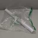 rabbitgoo Window Privacy Film for Glass Windows with Kit Decorative Clings UV Blocking Heat Control Static Cling Removable Bathroom Bedroom Door Home Coverings Pure, 17.5 x 78.7 inches