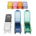 Hostda 6 Compartment Pill Organizer - Travel Portable Pill Case with Moisture-Proof Design, Medication Case for Vitamins/Fish Oil Supplements Storage (Compartments, 10-30 Pills Capacity)