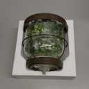 Farmhouse Glass Lantern Vase Vintage Flower Vases with Plants Hydrangea Lights Rustic Floral Arrangement Centerpieces Home Decor Hostess Housewarming Gift