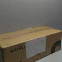 ZMISHIBO 52 Inch Ceiling Fan No Light, Flush Mount Low Profile, Modern Black Ceiling Fan Without Light, Remote Control & Quiet DC Motor, for Indoor&Outdoor, Bedroom, Living Room