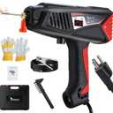 Portable Handheld Welding Machine - 110V,IGBT Inverter ARC Welder Gun Stick Welder, Welder with LED Display,easy arc ignition,small volume, and simple operation for 1/16"-1/8"Welding Rods (Black)