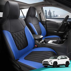 for Toyota RAV4 Custom Fit Leather Seat Covers Full Set