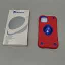 KCJ Compatible with iPhone 14 Case & iPhone 13 Case with [2 x Screen Protectors+1xCamera Lens Protector] Military Grade Drop Protection Case for iPhone 14/iPhone 13 6.1" (Red+Blue)