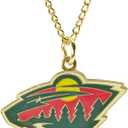 Aminco NHL Unisex-Adult NHL Logo Pendant, Minnesota Wild